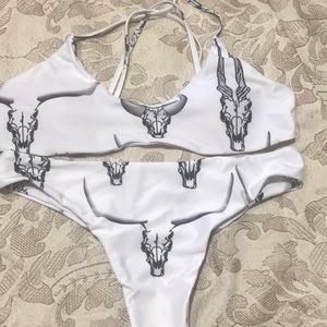 Very cute bikini  doesn’t cover a whole lot